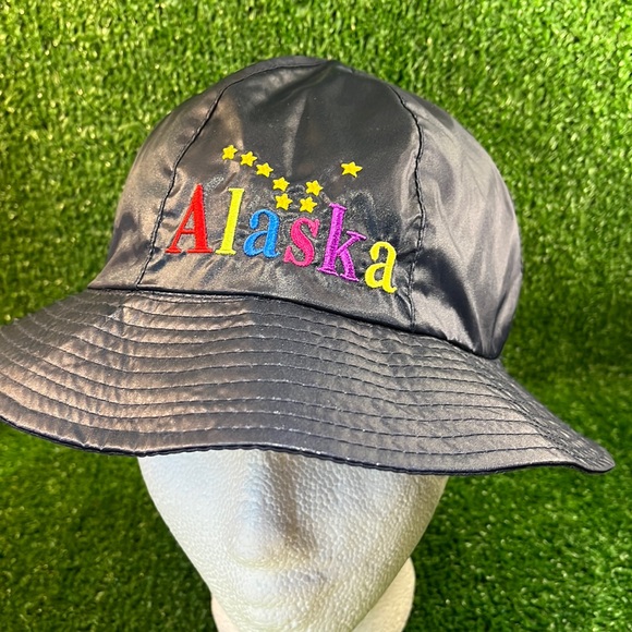 Anchorage Alaska Bucket Hat Navy Blue with Embroidery by Arctic Circle - Picture 1 of 5